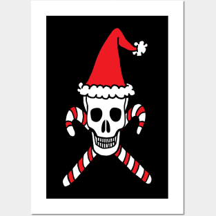 Christmas Skull Posters and Art